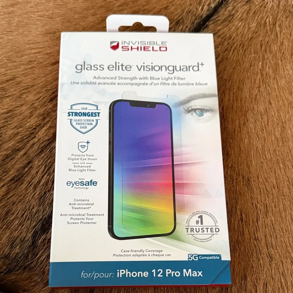 Glass Elite VisionGuard+ for iPhone 12 Pro Max - Black